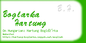 boglarka hartung business card